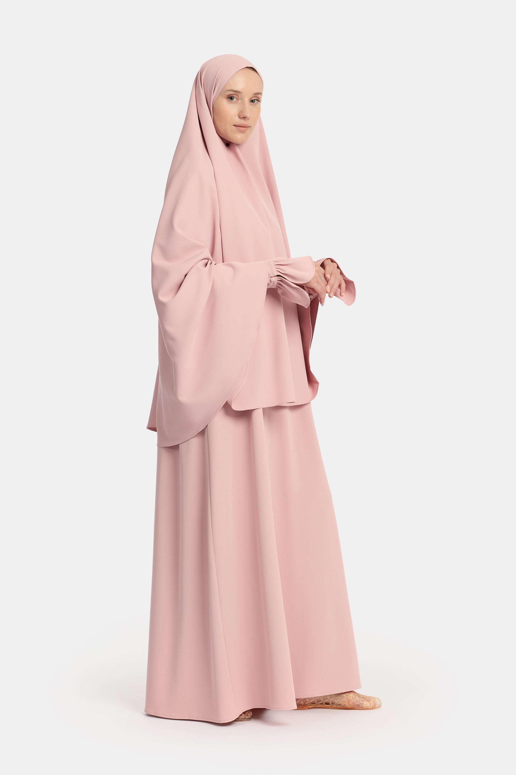 Mastour Khimar Set - Pastel Pink