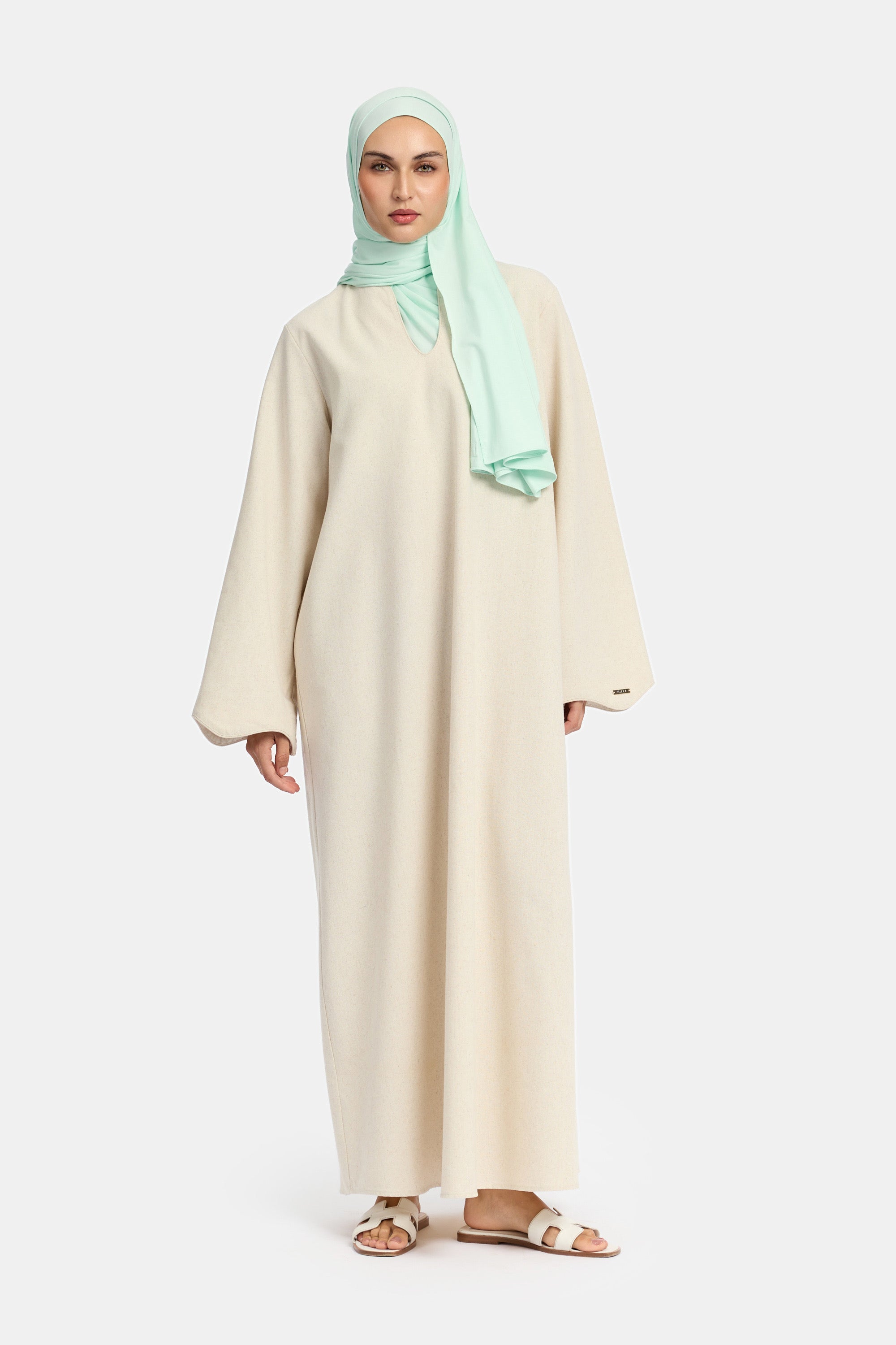 Linen Dress - Soft Beige