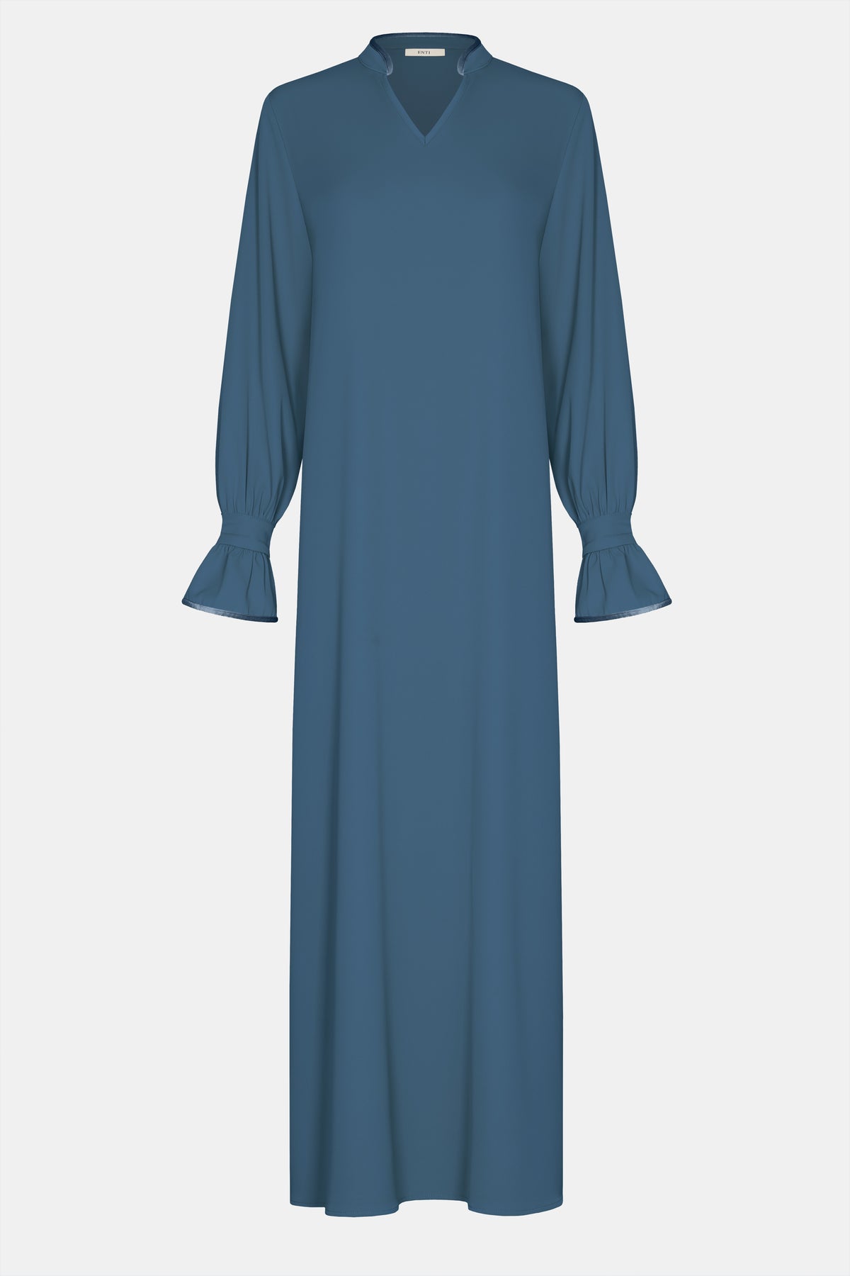 Mastour Velvet Khimar Set - Deep Blue