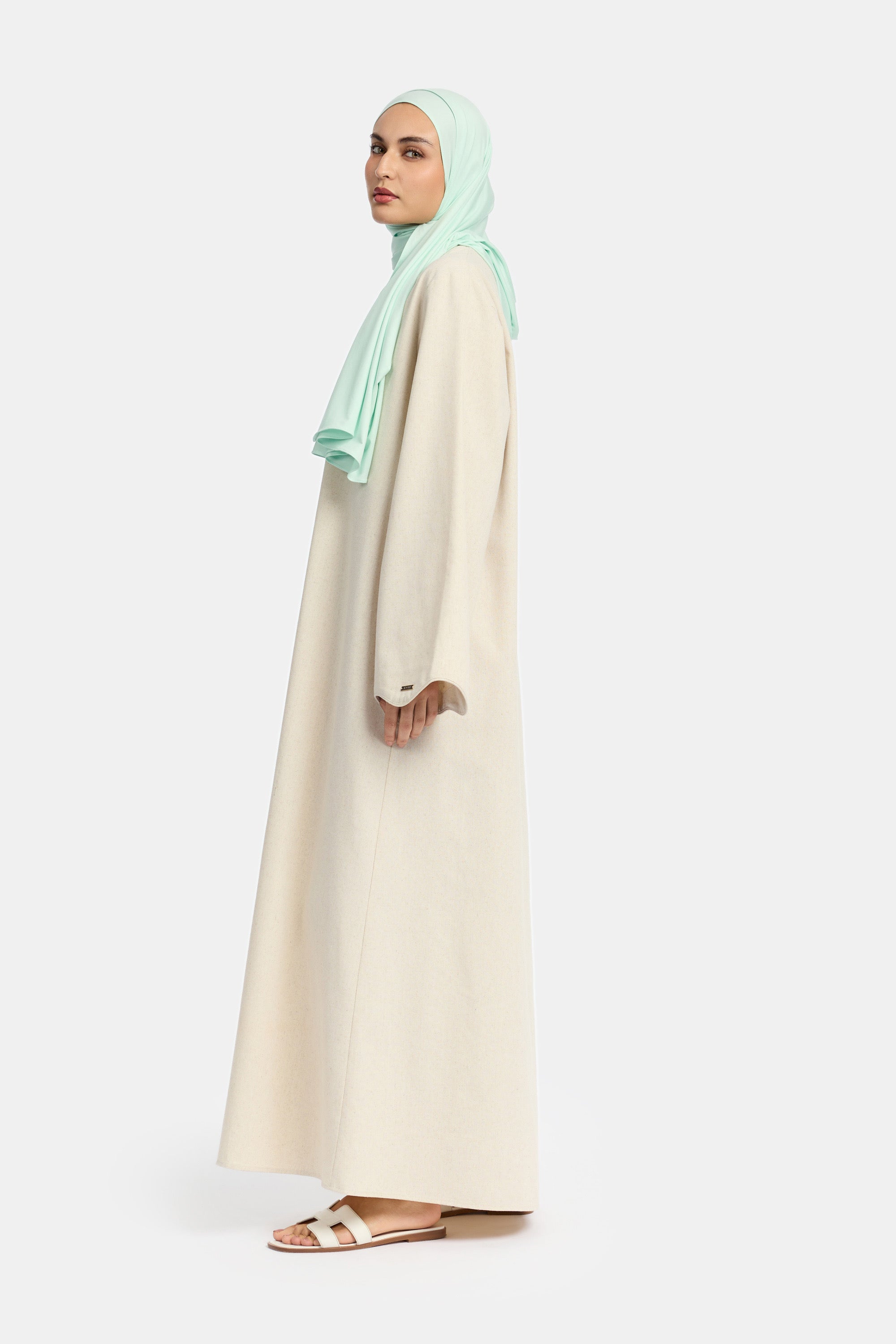 Linen Dress - Soft Beige