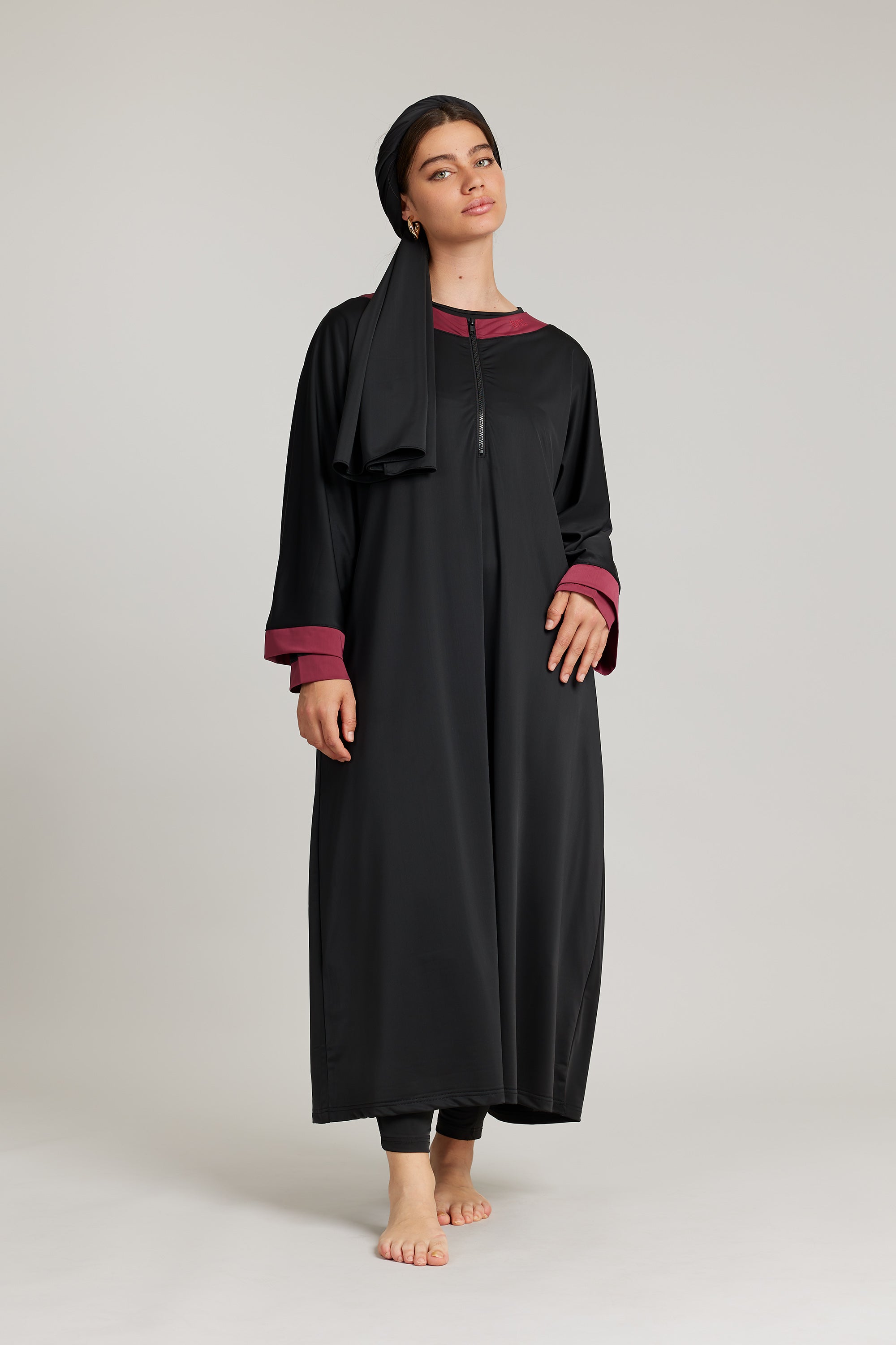 BURKINI BLACK X RED