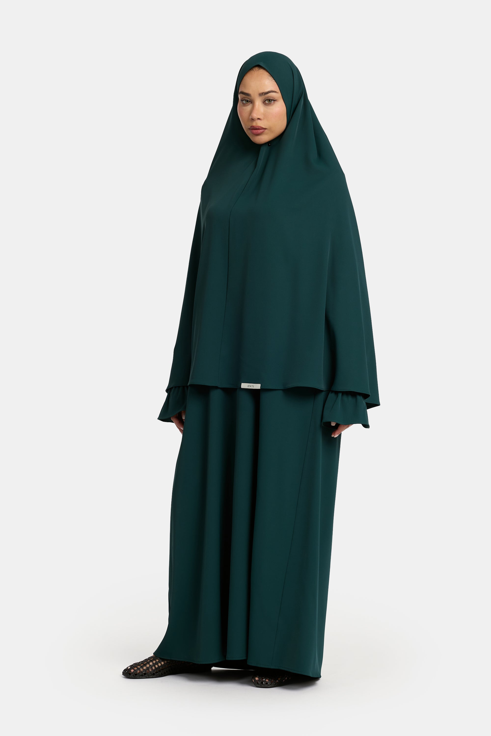 Mastour Khimar Set - Dark Green