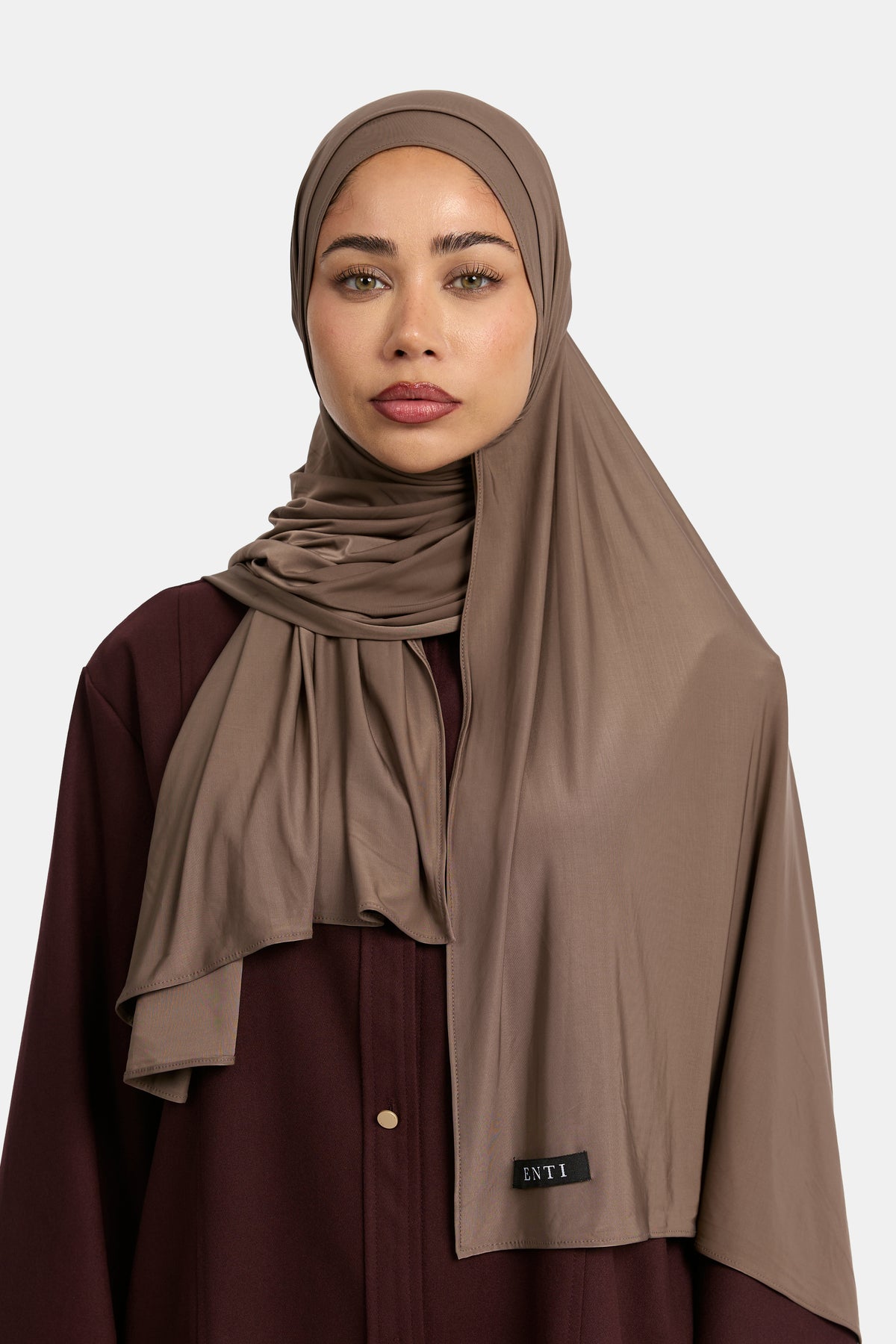 Liquid Jersey Hijab – Ash Brown