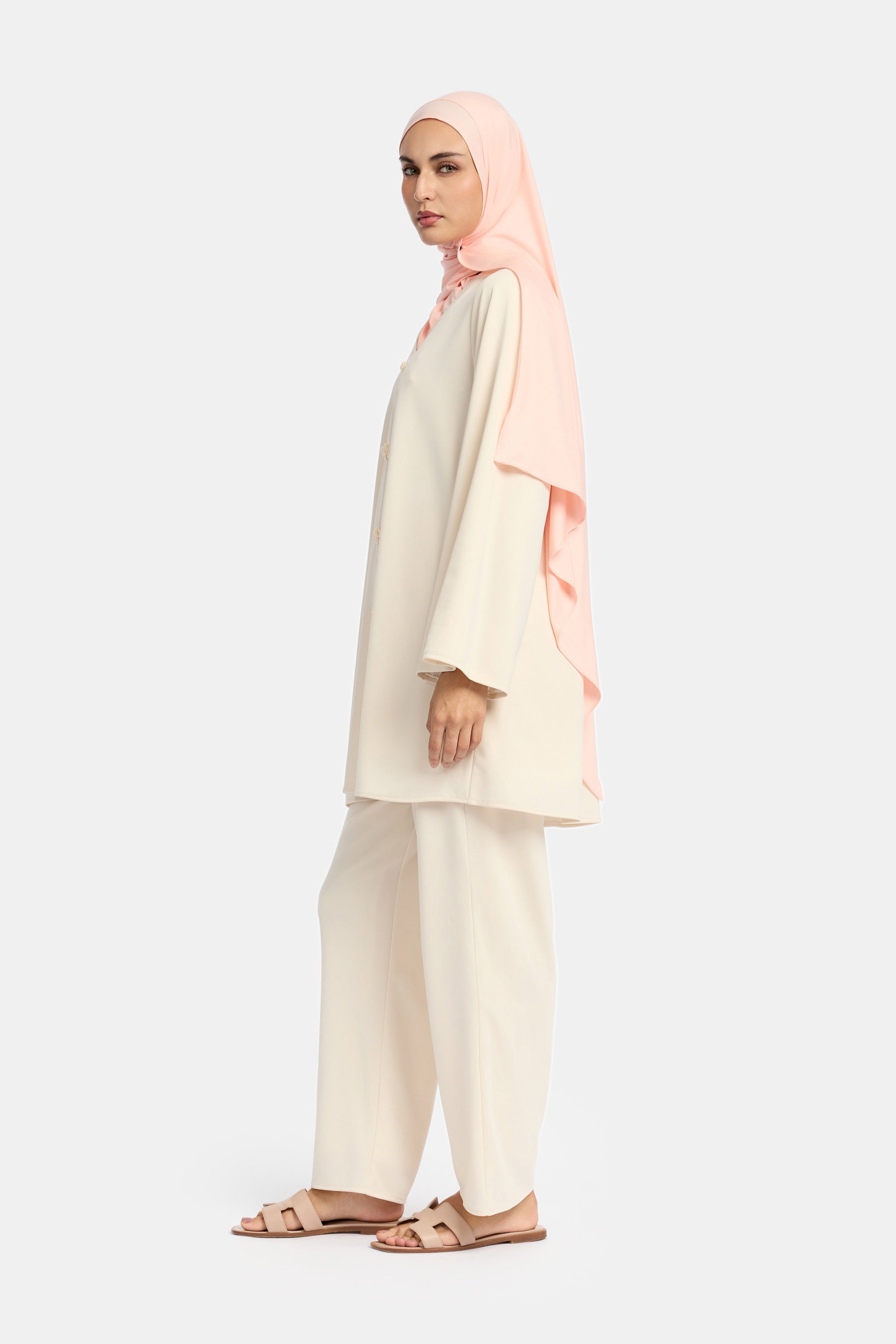 Kaftan Set - Soft Beige