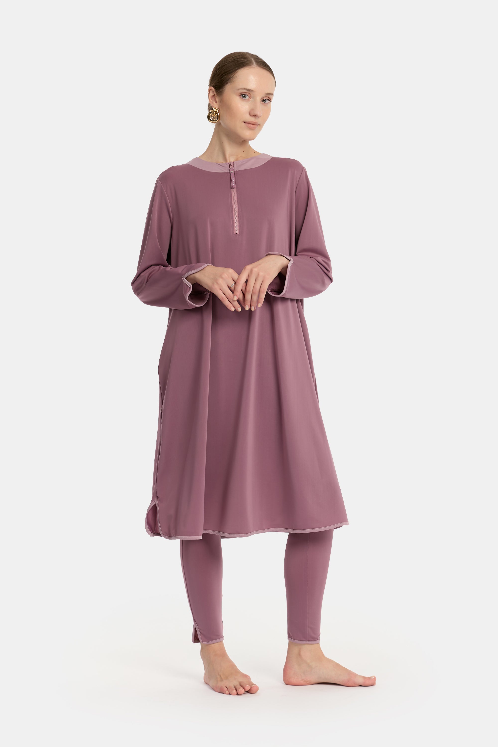 Burkini 4PCS Set - Lilac Purple