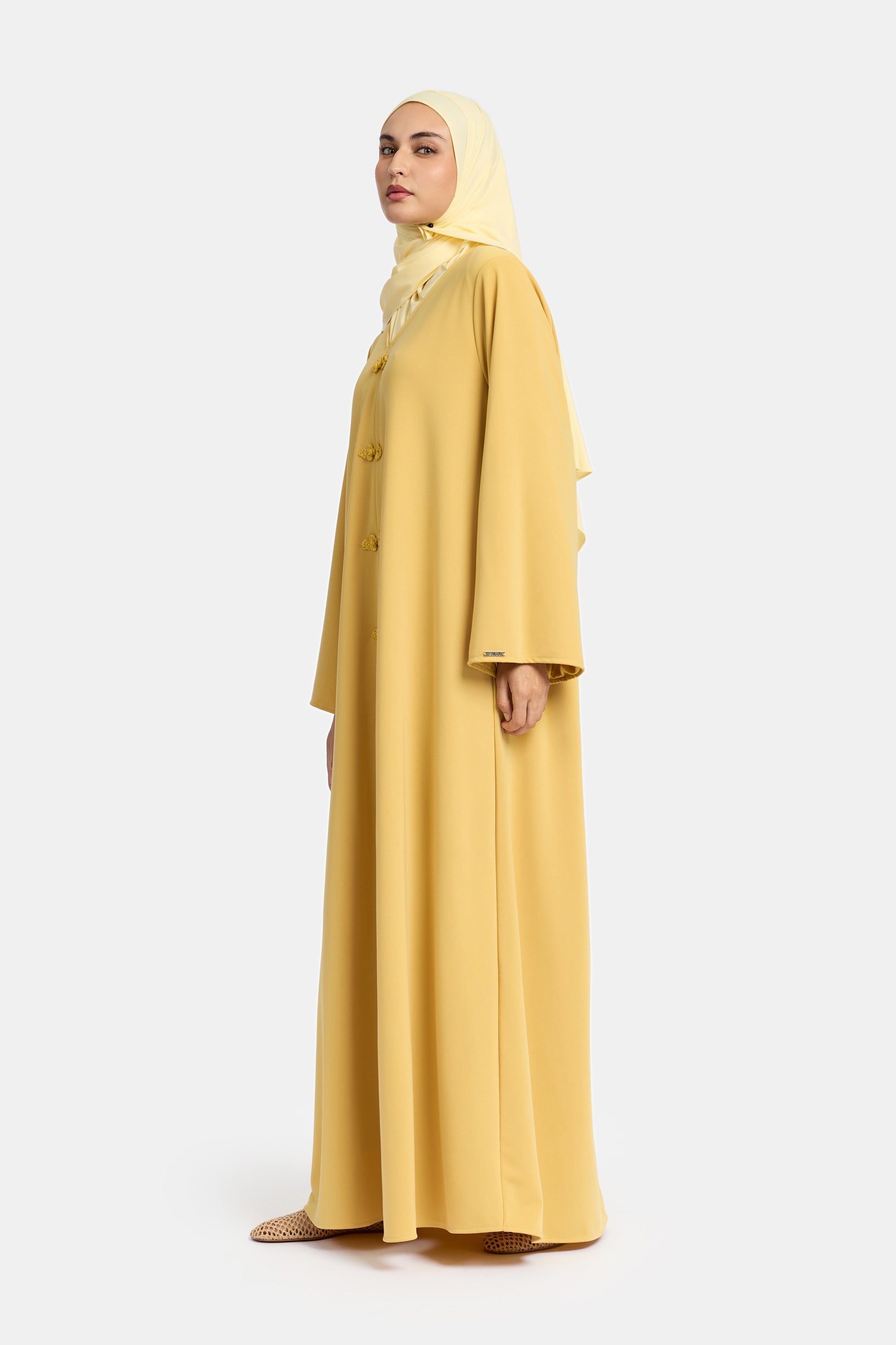 Kaftan Dress - Sorbet Yellow